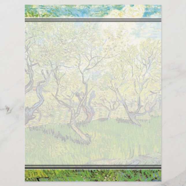 Fruktträdgård i blom,Vincent van Gogh. (Framsida)