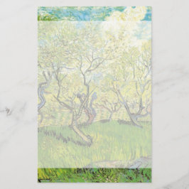 Fruktträdgård i blomning av Vincent van Gogh. Brevpapper