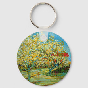 Fruktträdgård i blomning av Vincent van Gogh Nyckelring