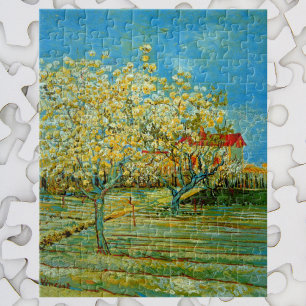 Fruktträdgård i blomning av Vincent van Gogh Pussel