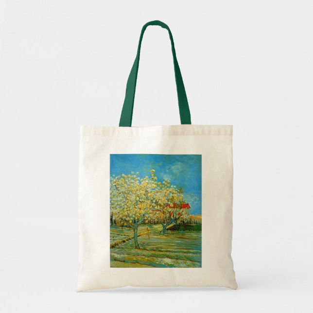 Fruktträdgård i blomning av Vincent van Gogh Tygkasse (Framsidan)