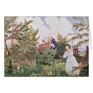 Fruktträdgården, 1918 hälsningskort