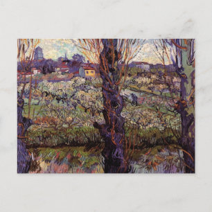 Fruktträdgården i blom, Arles av Vincent van Gogh Vykort