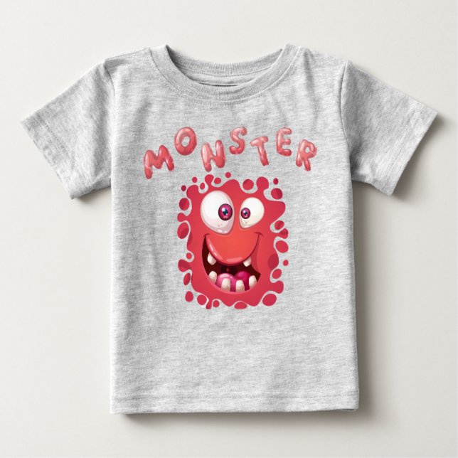 Fruktuttryck, underbart monster Ansikte T Shirt (Framsida)