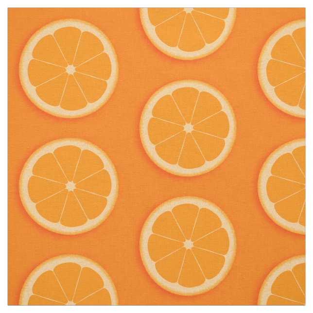 Fruktväv av orange orange tyg (Provkarta)