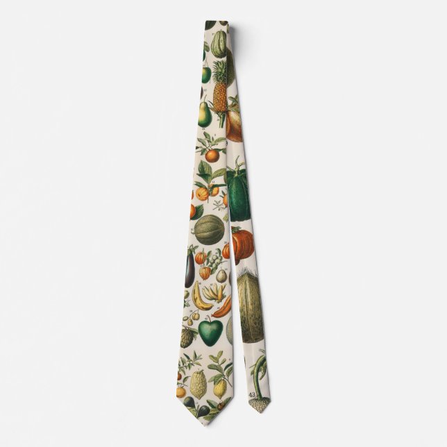 Fruktvegetativ botanisk vetenskaplig illustration slips (Framsida)