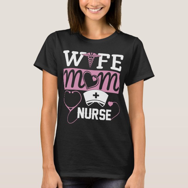 frumammasjuksköterska t shirt (Framsida)