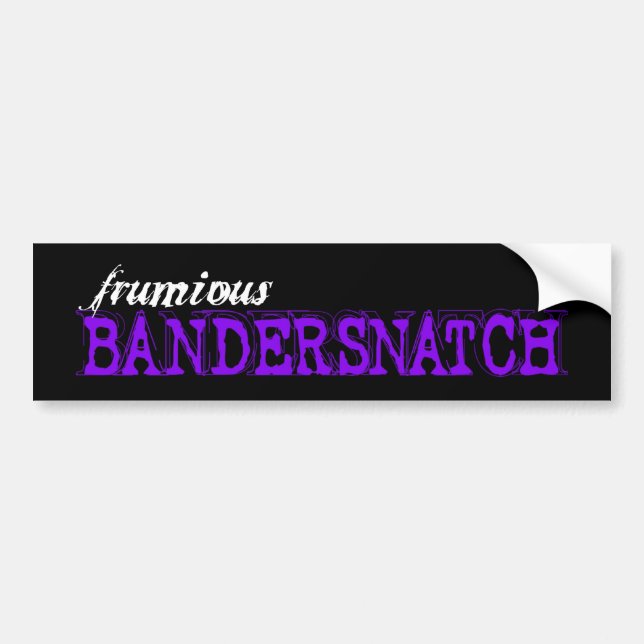 Frumious Bandersnatch - bildekal (Framsidan)