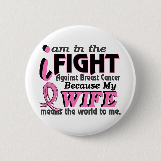 Frun betyder världen till mig bröstcancer knapp (Framsida)