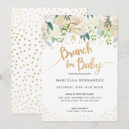 Frunch för baby showerinbjudan för baby | inbjudningar