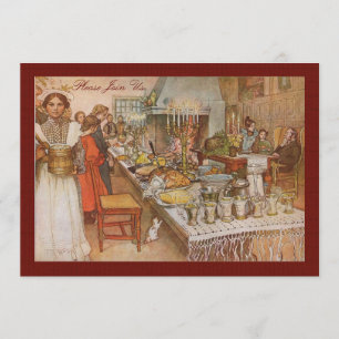 Frunch för vintagesvenskhelgdag av Carl Larsson Inbjudningar