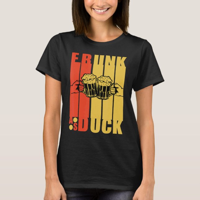 Frunk som Anka Sarkastic Drinking Party T Shirt (Framsida)