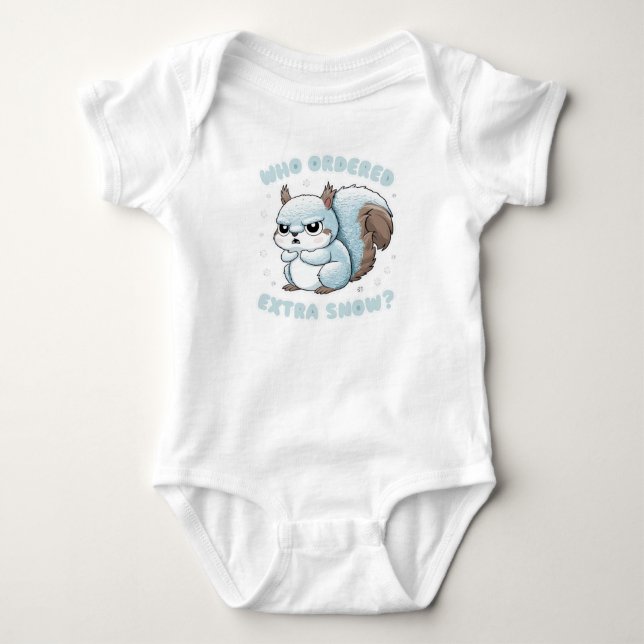 Frusen ekorre - Vem beställde extra snö? T Shirt (Framsida)