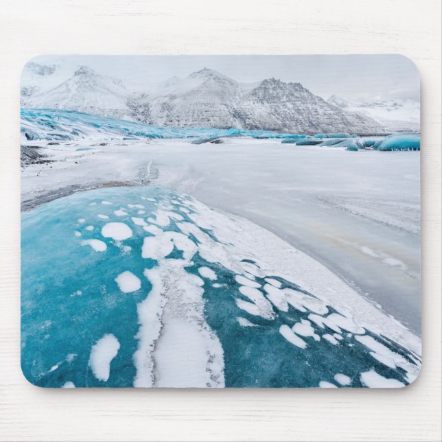 Frusen glaciäris, Island Musmatta (Framsidan)