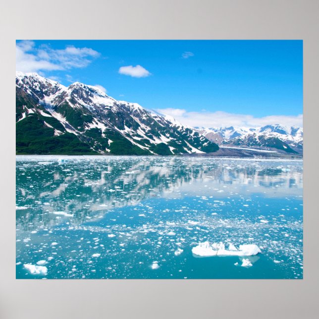 Frusen sjö Alaska Poster (Framsidan)