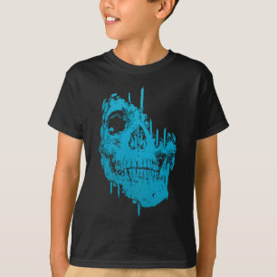 Frusen Skalle: Kuslig Blå Förmultning T Shirt