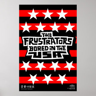 Frustratorer Bored Flagga Poster