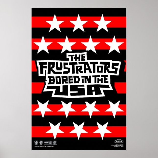 Frustratorer Bored Flagga Poster (Framsidan)