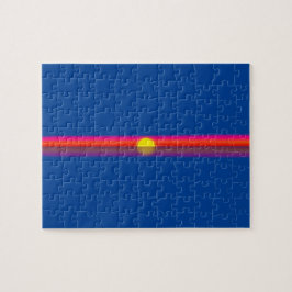 Frustrerande havssolnedgång pussel