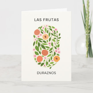 Frutas: Duraznos - persikomarknaden Kort