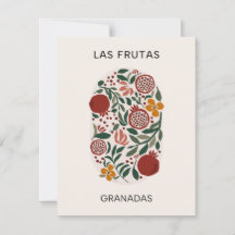 Frutas: Granadas - marknaden för granatäpplen