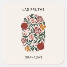 Frutas: Granadas - marknaden för granatäpplen