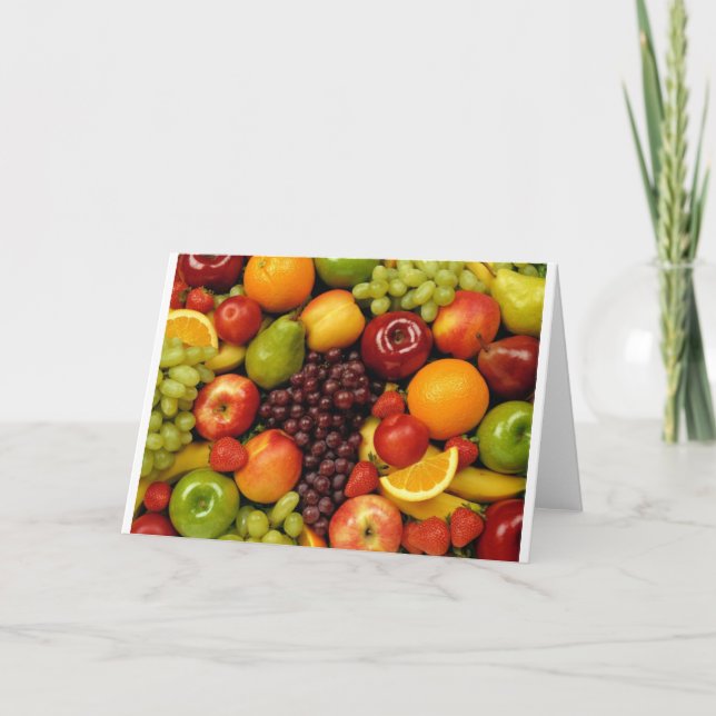frutas och frukter kort (Framsida)