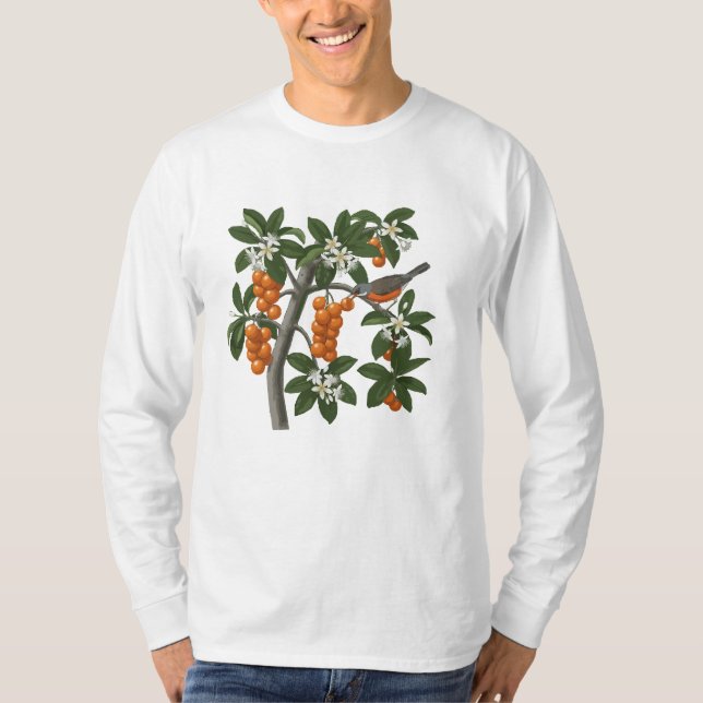 frutíferas para pássaros t shirt (Framsida)