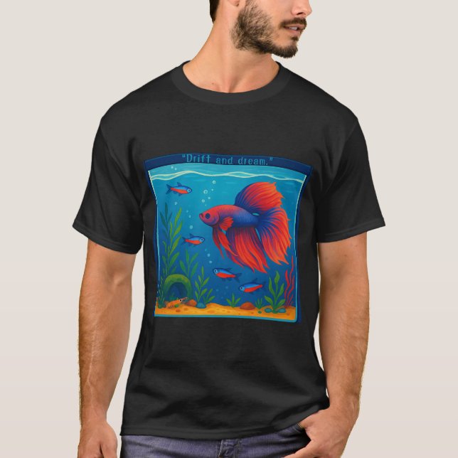 Frutiger Aero Liquid Motion Dolfenlampa Nostalgi T Shirt (Framsida)