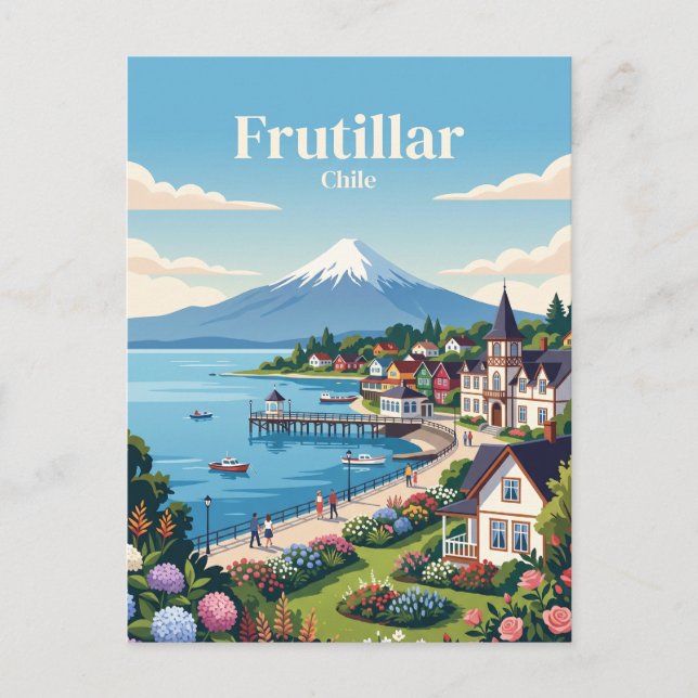 Frutillar Chile Vykort (Framsida)