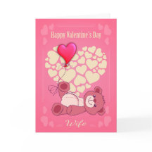 Fruvalentin dag med nallen och hjärtor