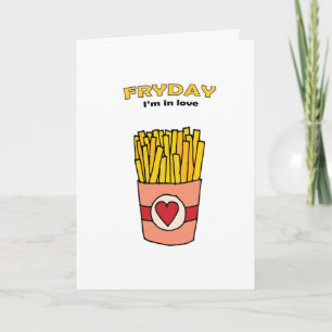 Fry Day I är i Kärlek-årskort   Kort
