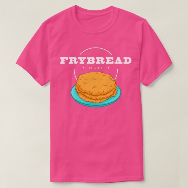 Frybröd är livsamerikanska livsmedelsgrafik t shirt (Design framsida)