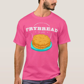 Frybröd är livsamerikanska livsmedelsgrafik t shirt