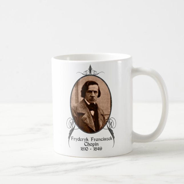 Fryderyk Chopin Kaffemugg (Höger)