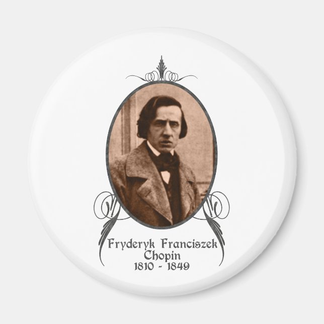 Fryderyk Chopin Magnet (Framsidan)
