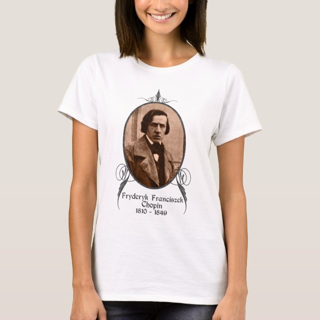 Fryderyk Chopin Tee Shirt (Framsida)