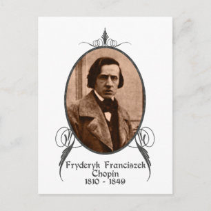 Fryderyk Chopin Vykort