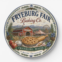 Fryeburg Fair Baking Co. Maine Melamin Tallrik