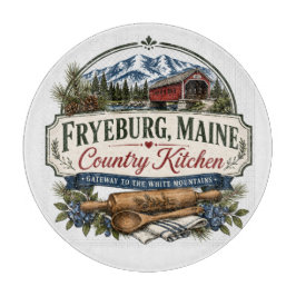 Fryeburg Maine Country Köksdekorativt Glas