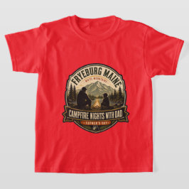 Fryeburg Maine Fars Dag Brasa Nätter T Shirt