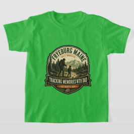 Fryeburg Maine Fars dag Spårar Minnen T Shirt