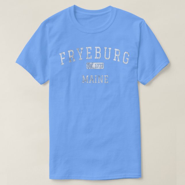 Fryeburg Maine ME Vintage T Shirt (Design framsida)