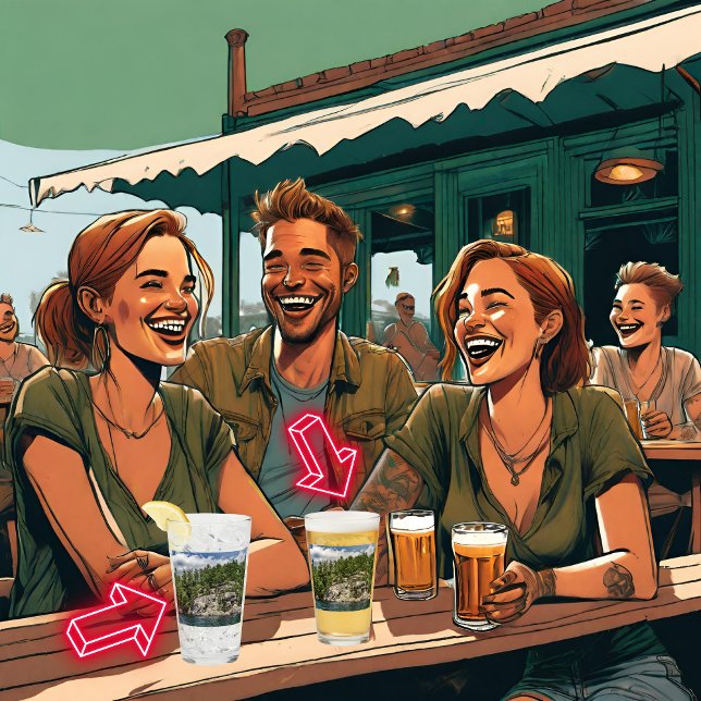 Frye's Leap Glass Kopp (Skapare uppladdad)