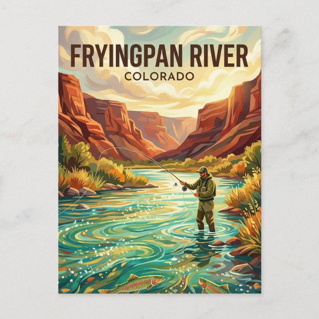 Fryingpan River USA Vykort (Framsida)