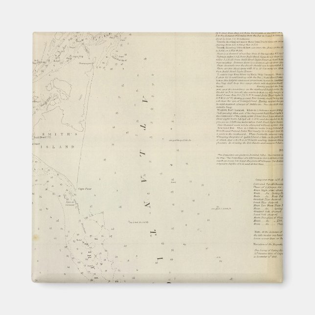 FryingPan Shoals, Cape Fear River Magnet (Framsidan)