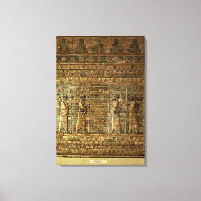 Frys av ärkare av den persiska kungens vaktmästare canvastryck (Framsida)