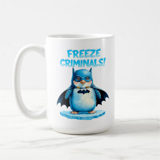 Frys brottslighet - Mörk Penguin Kaffemugg