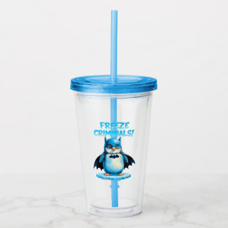 Frys brottslighet - Mörk Penguin Take Away Mugg