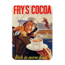 Frys Cocoa Aviator Magnet